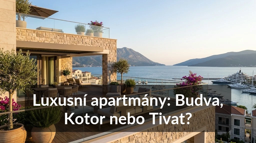 Luxusní apartmány Budva, Kotor, Tivat: kde koupit