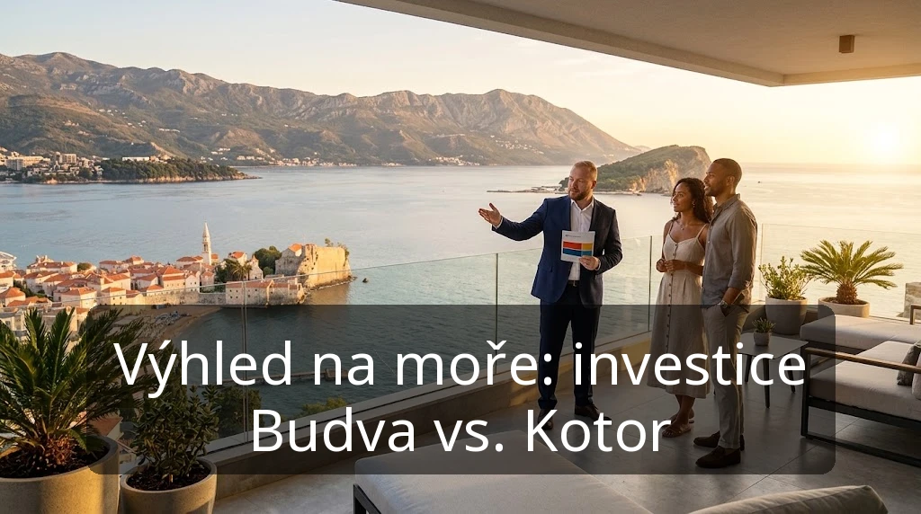 Výhled na moře jako investice: Budva vs. Kotor
